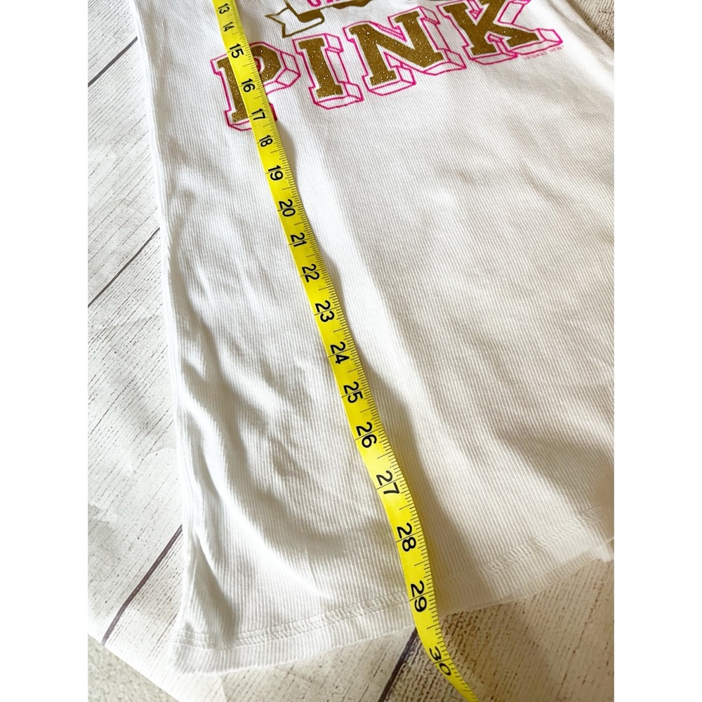 VS Pink rare Y2K bling tank top sz L - Picture 6 of 8